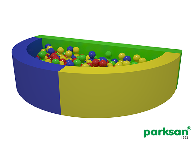 40054 - Sponge Ball Pool Semicircle