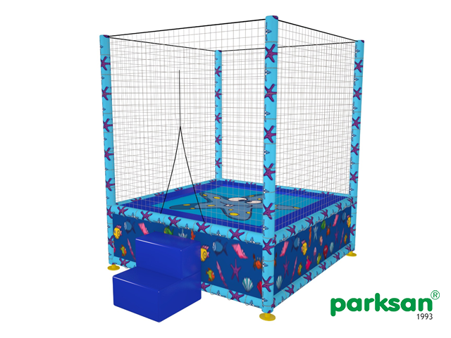 40617 - Step Trampoline (Net Protection) 200x200 cm