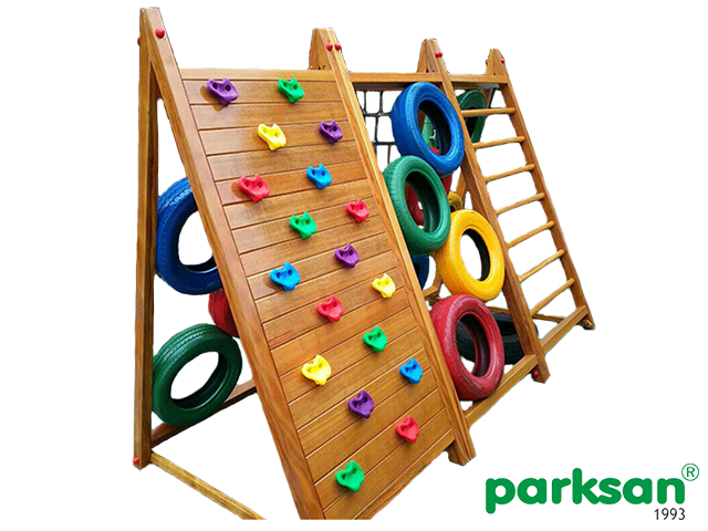 51460 - Wooden Ramp Climbing Playground