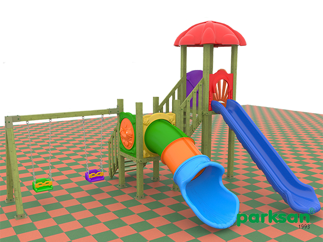 51604 - Wooden Children's Playground (Classic Series)