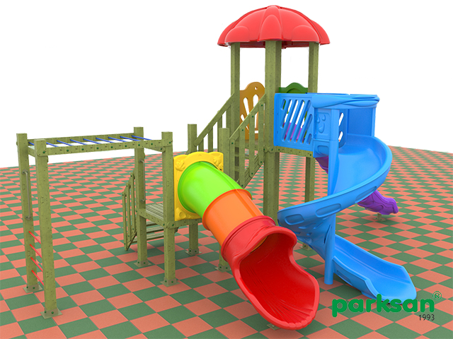 51606 - Wooden Children's Playground (Classic Series)
