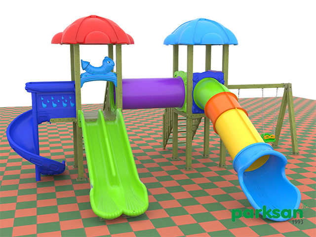 51607 - Wooden Children's Playground (Classic Series)