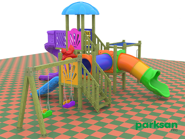 51609 - Wooden Children's Playground (Classic Series)