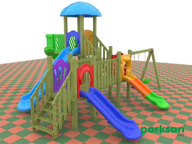 51610 - Wooden Children's Playground (Classic Series)