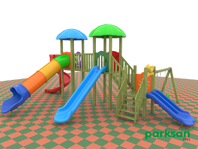 51611 - Wooden Children's Playground (Classic Series)
