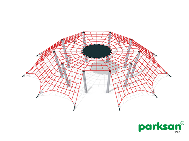 53718 - Rope Climbing Spider Trampoline