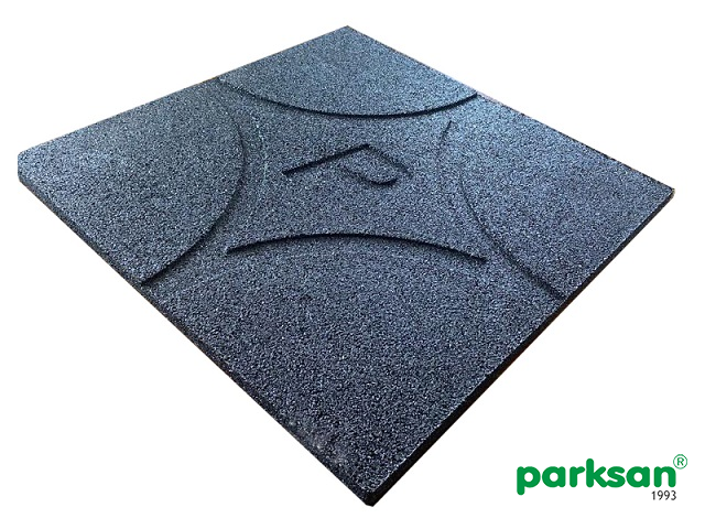 61011-01 Rubber (Black) 50x50 cm