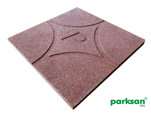 61011-2 Rubber (Red) 50x50 cm